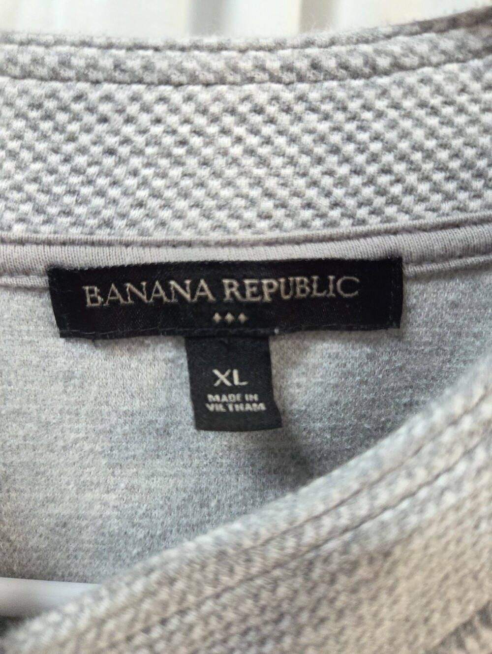 Banana Republic Gray Knit Zip-Front Jacket - Picture 3 of 6